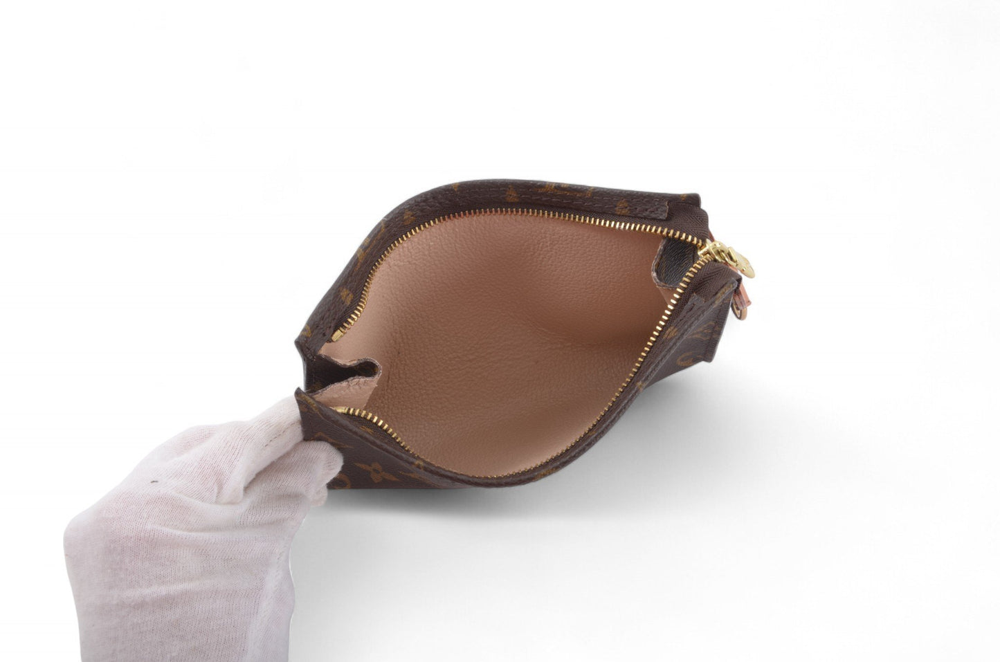 Louis Vuitton Pochette Toilette 19 Pouch Clutch Makeup Toilet Bag Monogram Vintage Crossbody Designer Classic