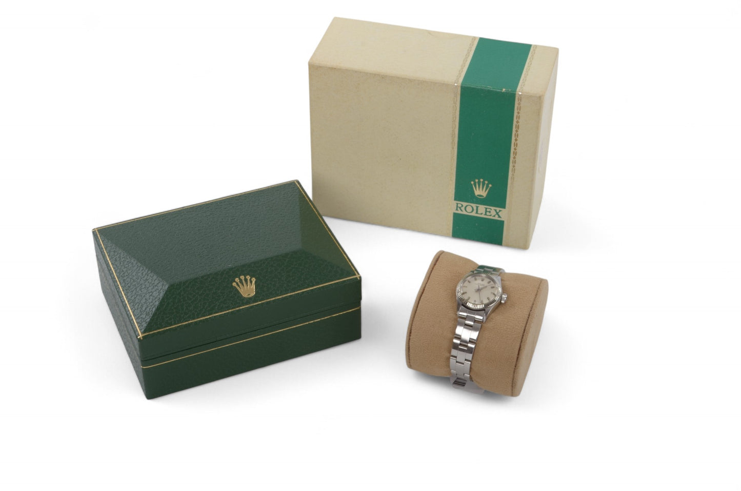 Rolex Oyster Perpetual AT Vintage Watch automatic winding 156951 Silver Dial Ladies Watch Wristwatch