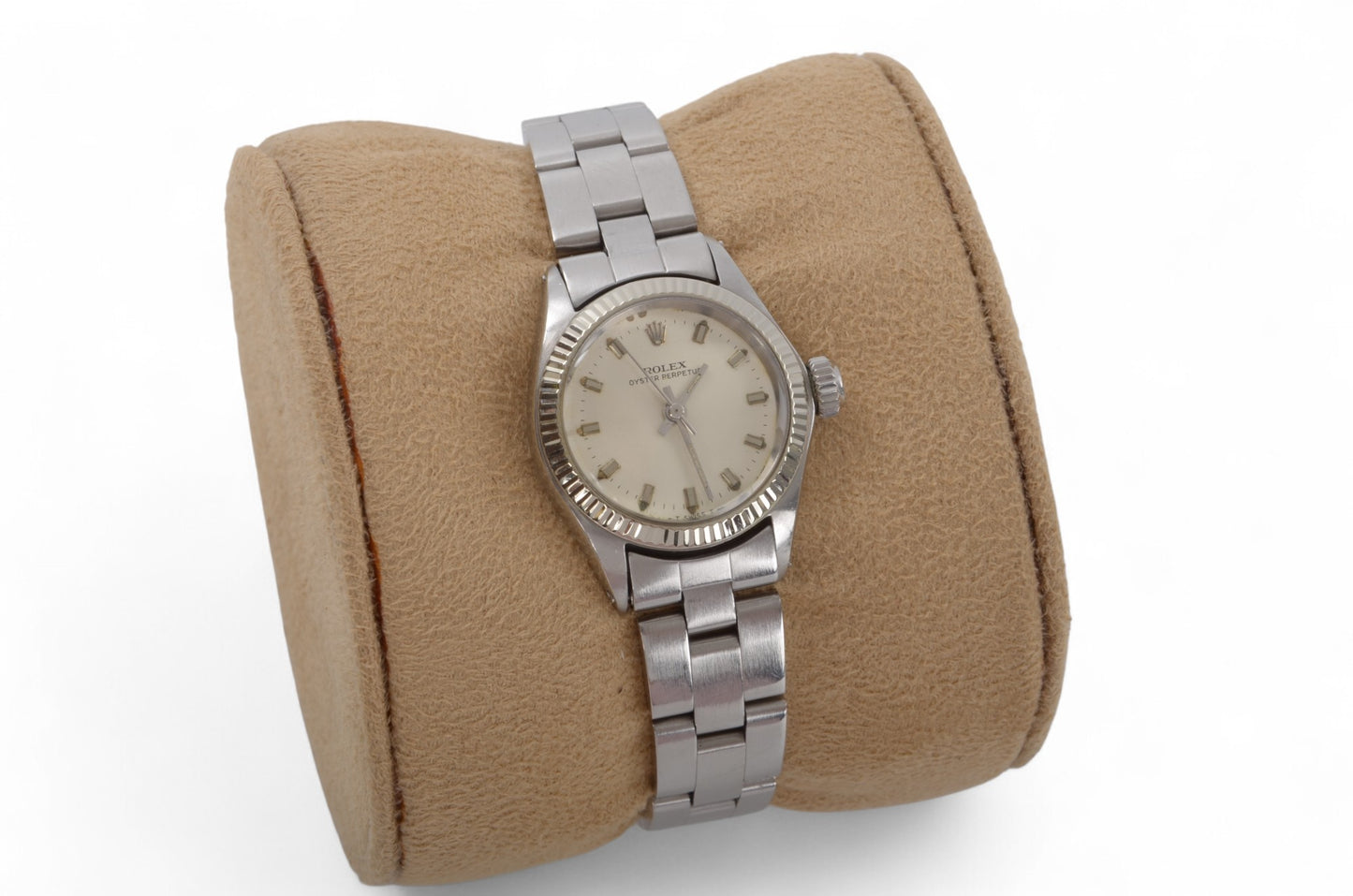 Rolex Oyster Perpetual AT Vintage Watch automatic winding 156951 Silver Dial Ladies Watch Wristwatch