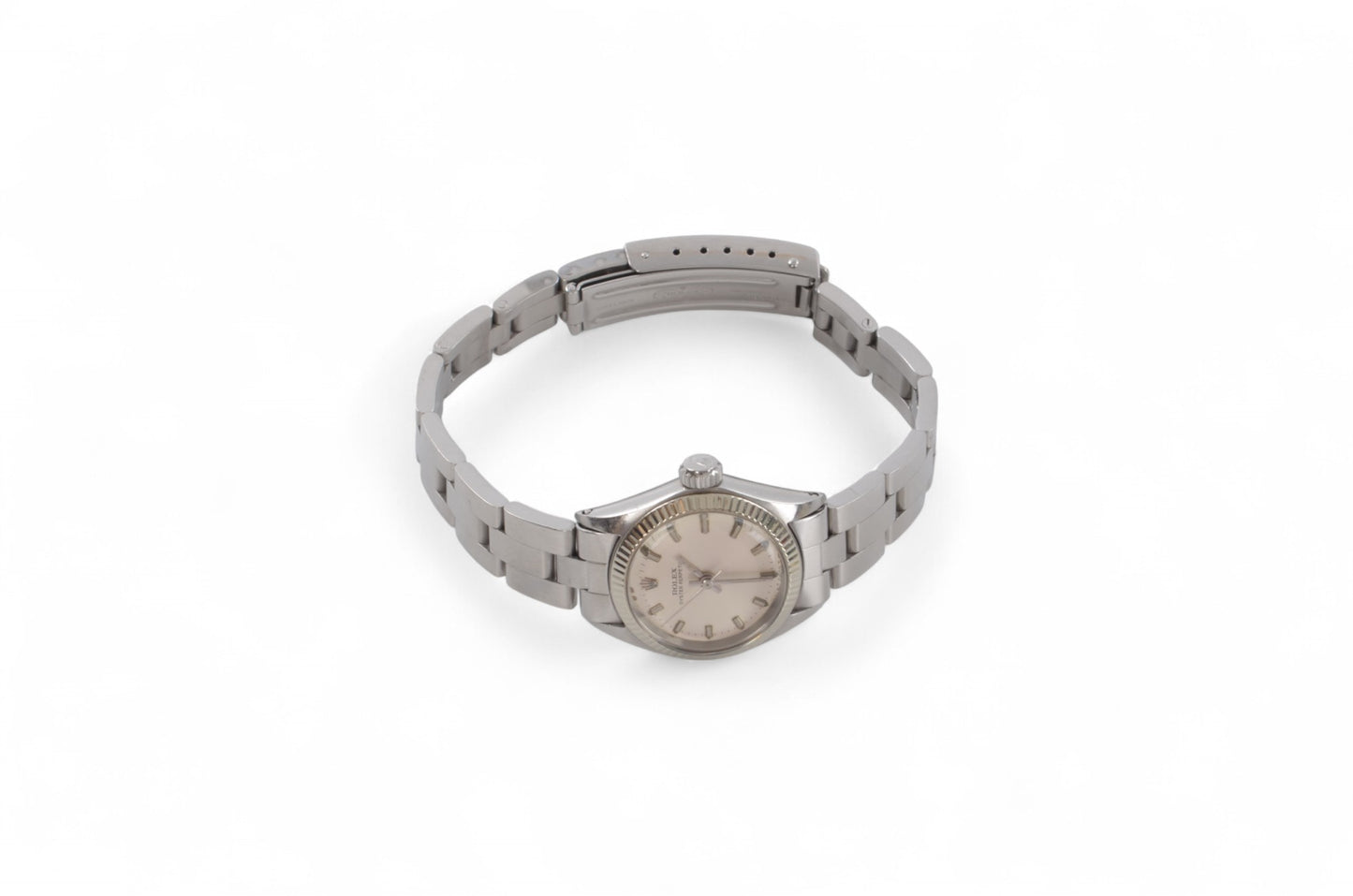 Rolex Oyster Perpetual AT Vintage Watch automatic winding 156951 Silver Dial Ladies Watch Wristwatch