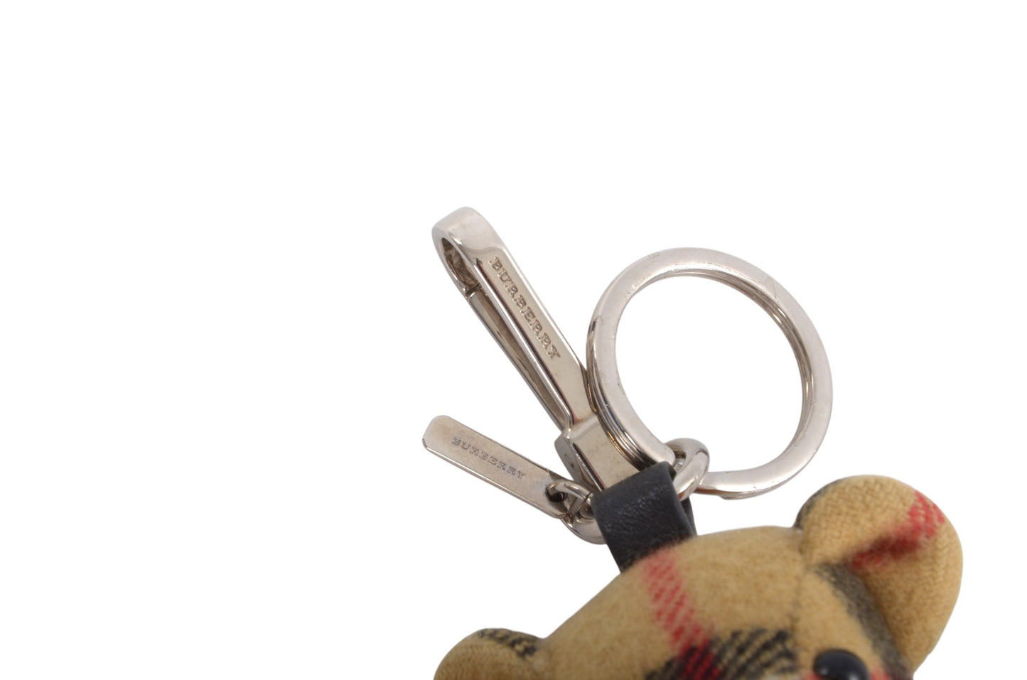 Burberry Keychain Charm Bear Nova Check Trench Coat Bag Charm Keychain Key Chain Holder Keyring Accessory Designer Classic