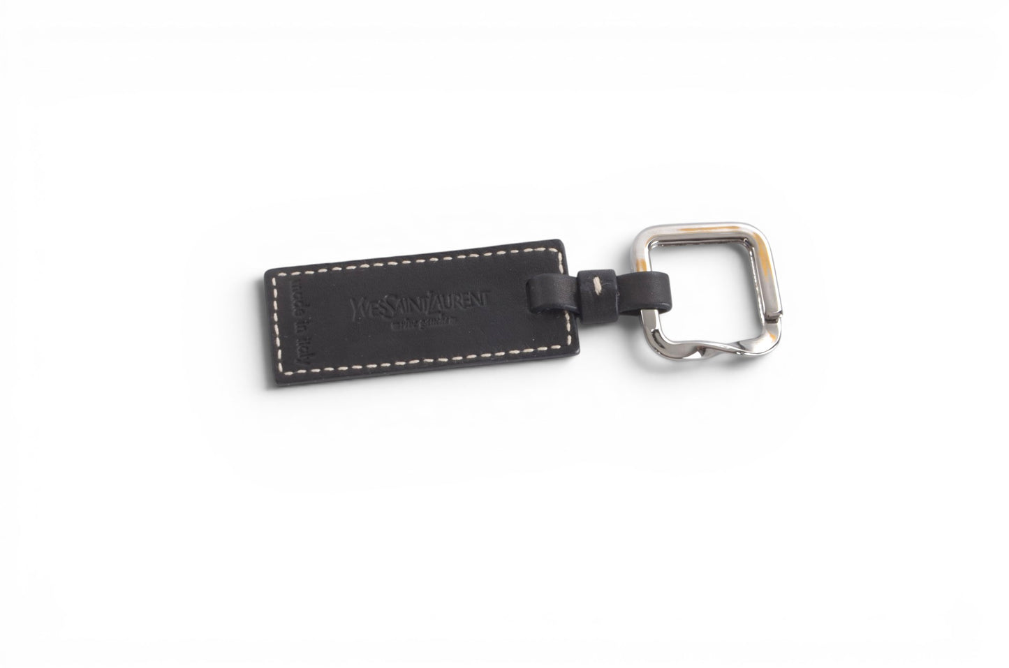 Yves Saint Laurent YSL Bag Charm Key Chain Holder Keyring Accessory Designer Classic