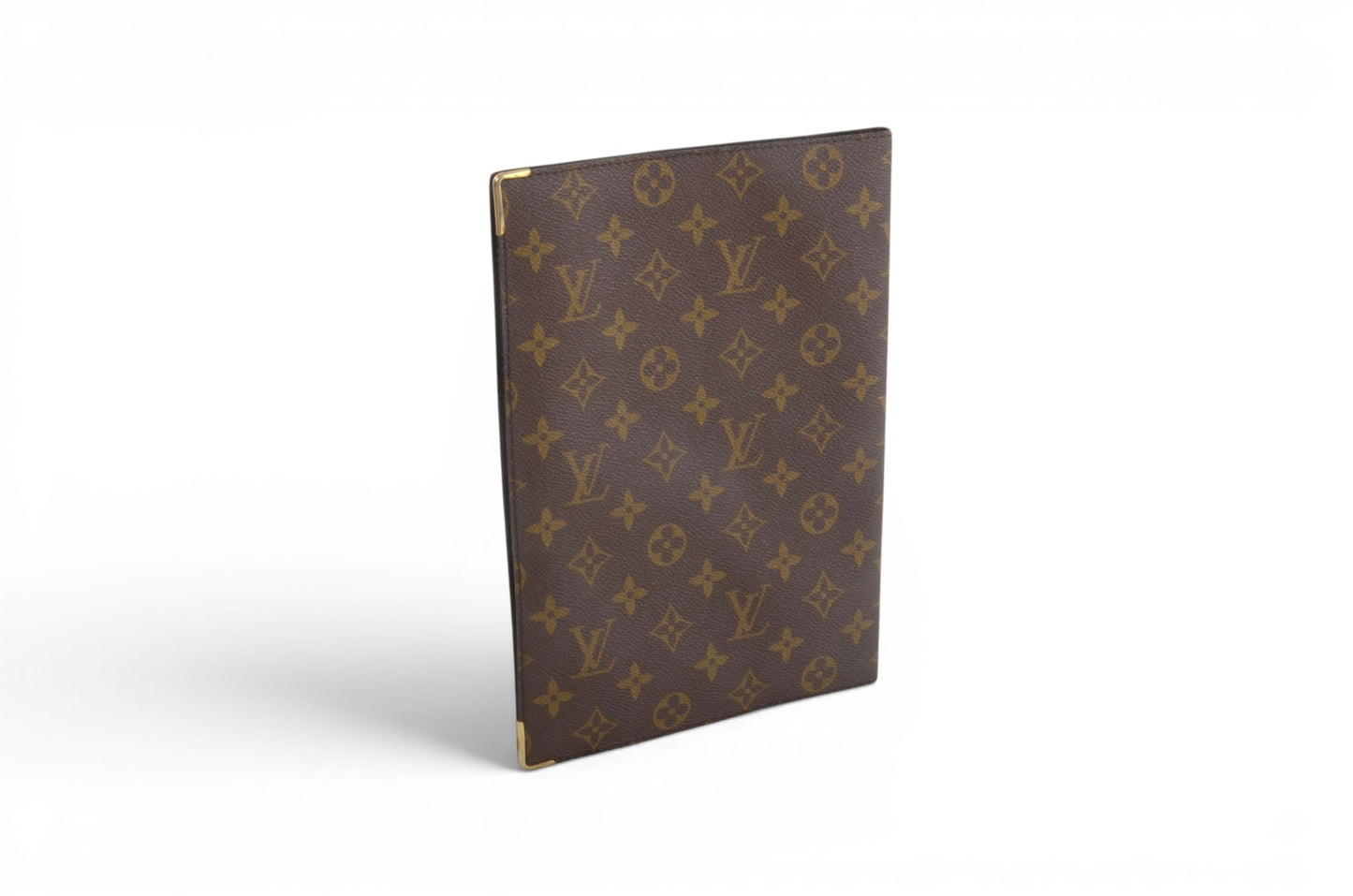 Louis Vuitton Monogram Desk Agenda Notebook Cover Book Case Notes Designer Classic