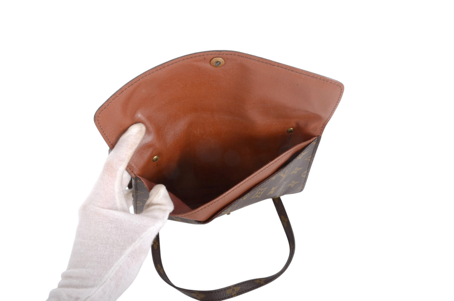 Louis Vuitton Double Rabat Vintage Shoulder Crossbody Bag Clutch Monogram Designer Classic
