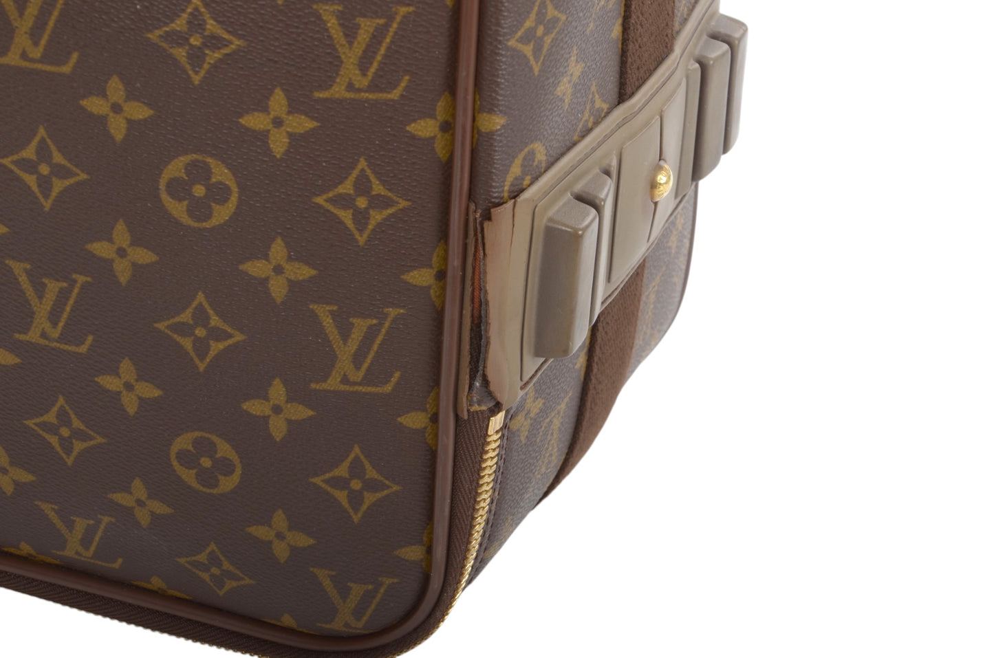 Louis Vuitton Pegase 55 Suitcase Travel Trolley Monogram Canvas Cabin Bag Weekend Designer Classic