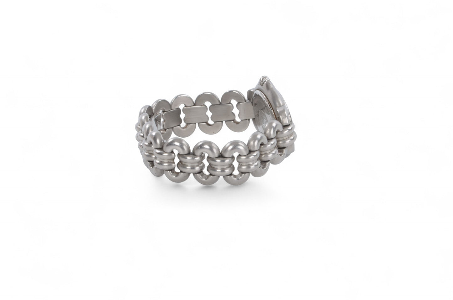 Fendi Women's Watch 1600L Quartz Wristwatch Dial Silver Ladies Designer Classic Authentic