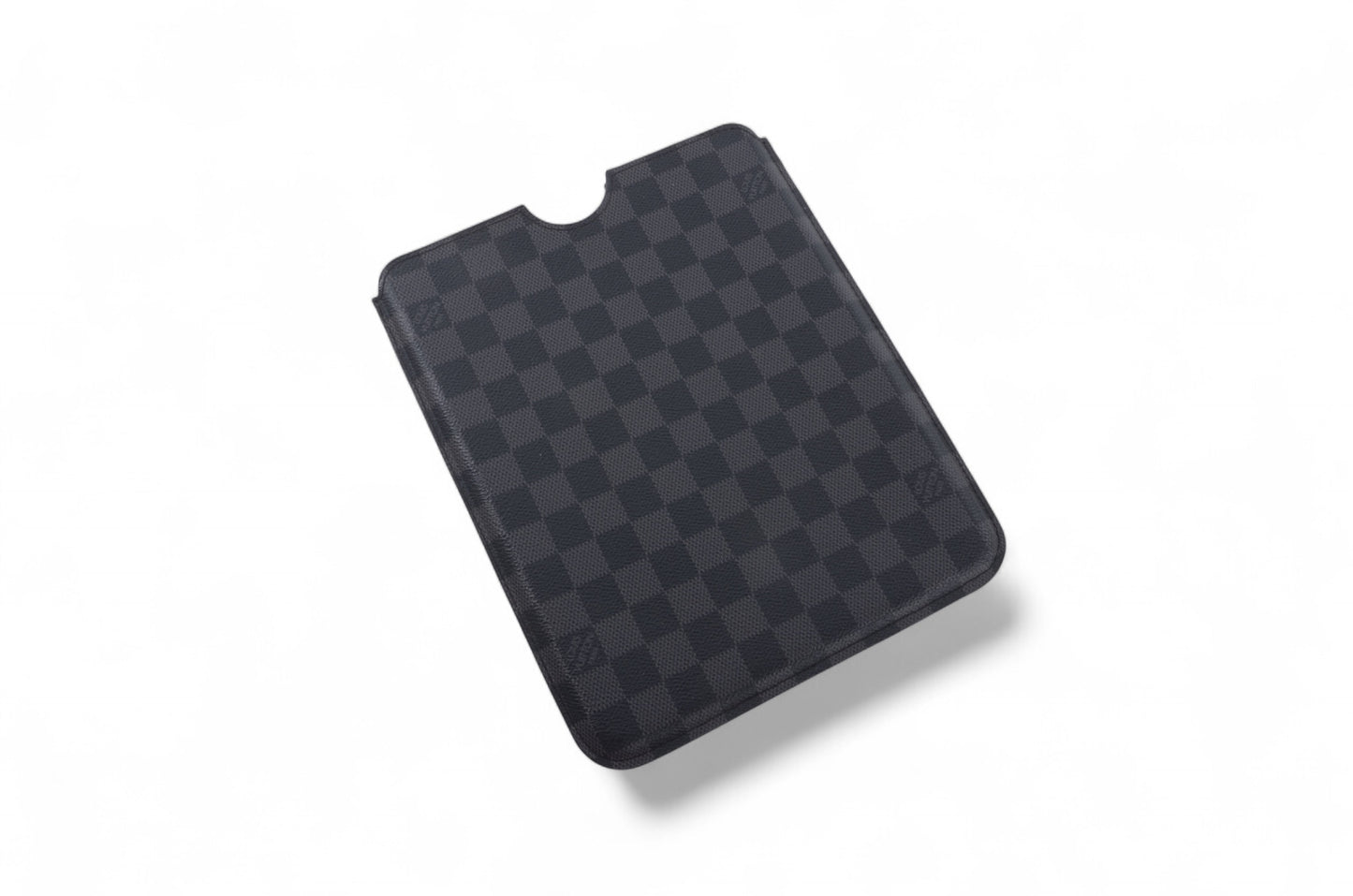 Louis Vuitton Damier Graphite iPad Hard Case Tablet Case Black Cover