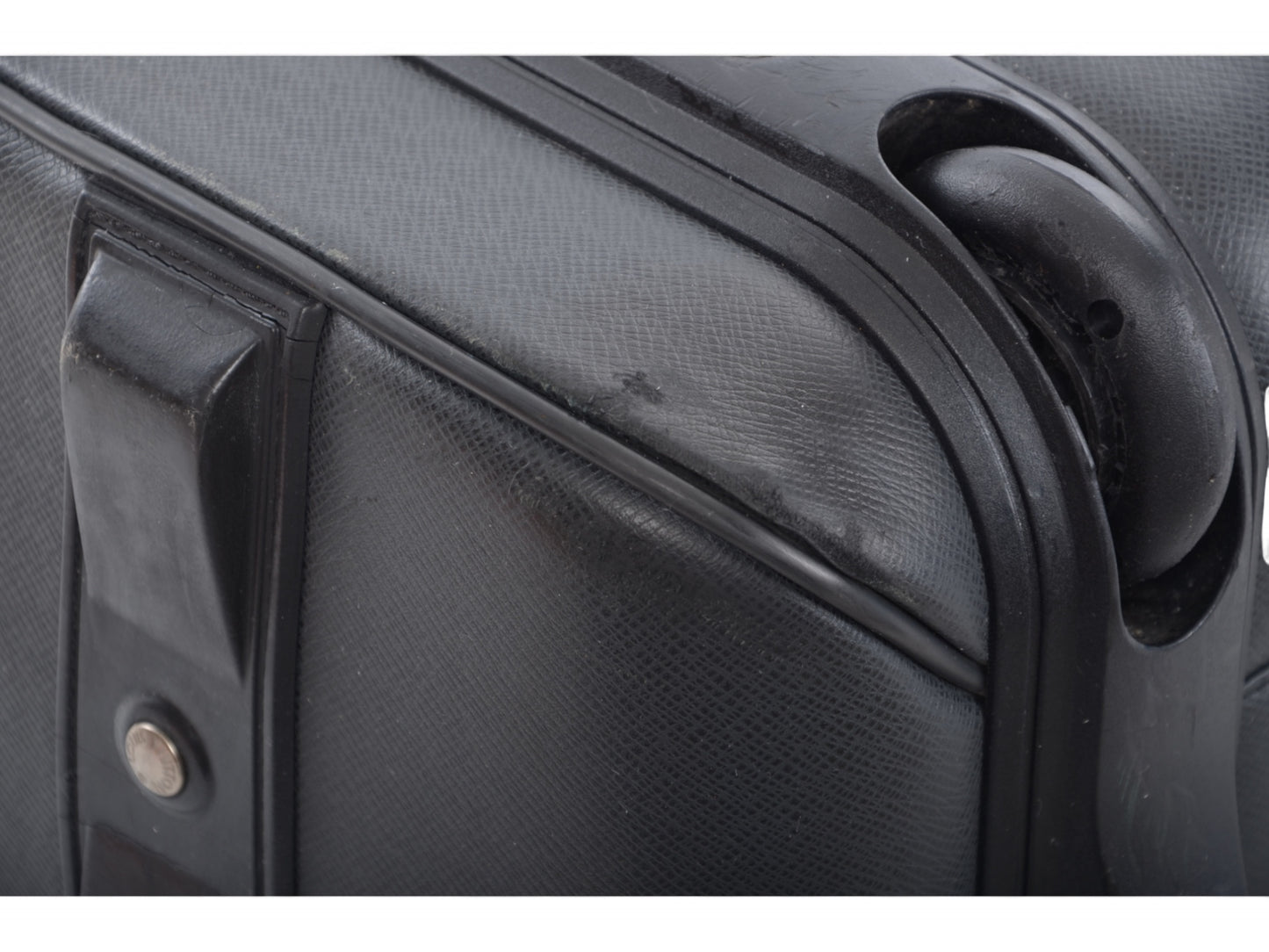Louis Vuitton Black Taiga Leather Pégase 55 Rolling Travel Luggage Bag Suitcase Carry
