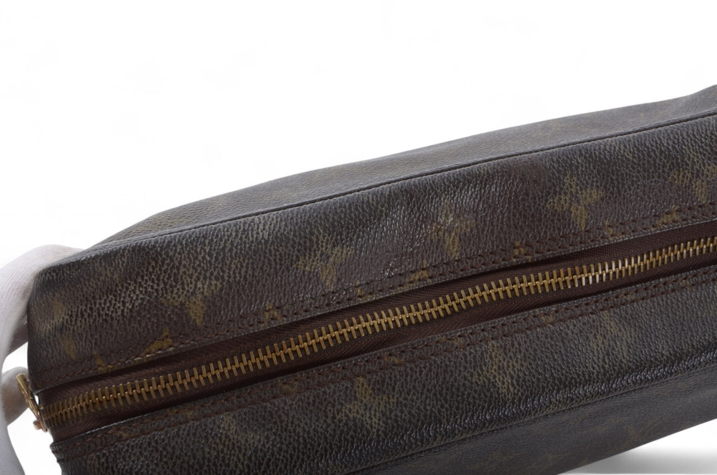 Louis Vuitton Trousse 28 Pouch Clutch Makeup Toilet Bag Monogram Vintage