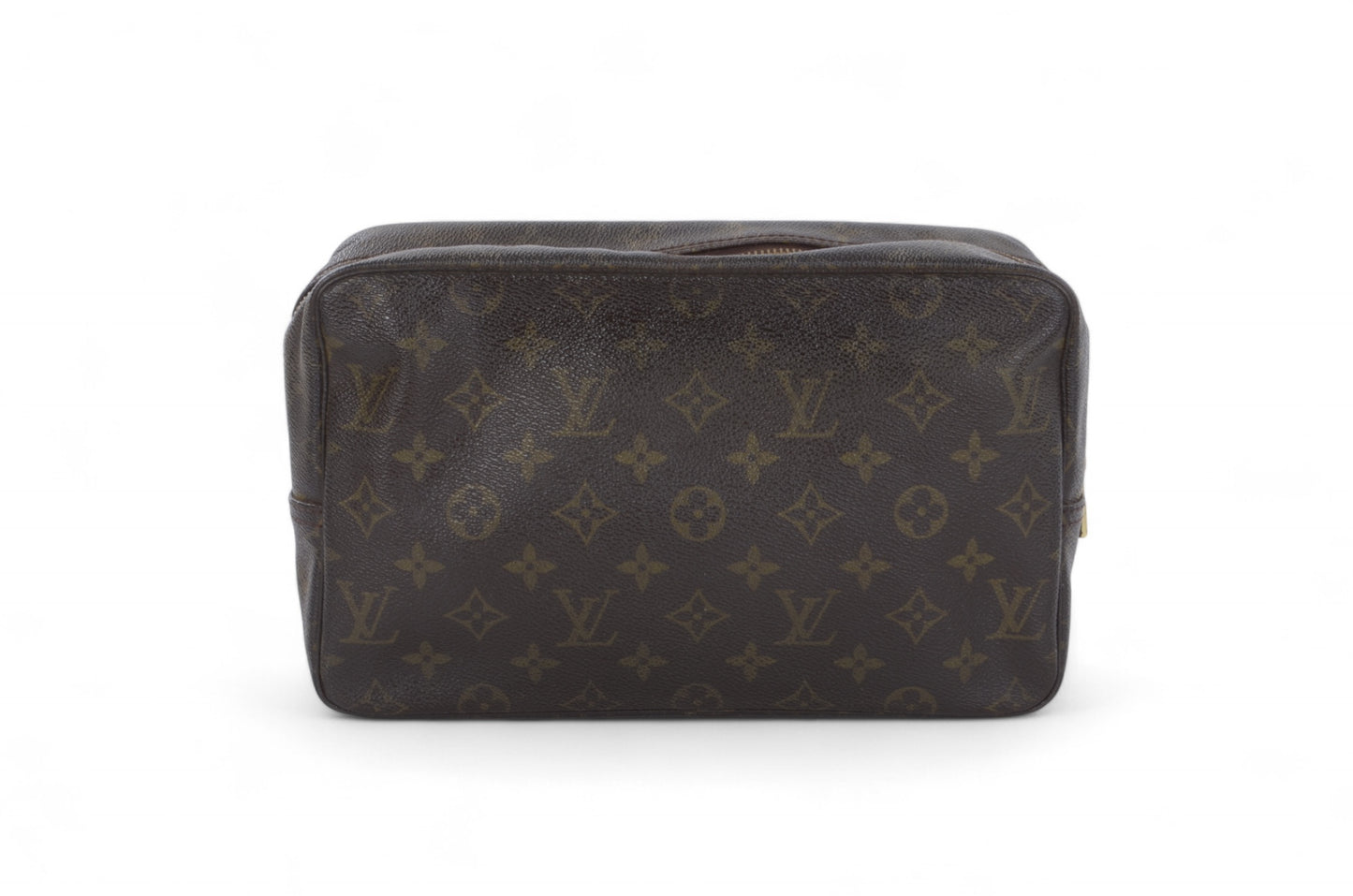 Louis Vuitton Trousse 28 Pouch Clutch Makeup Toilet Bag Monogram Vintage