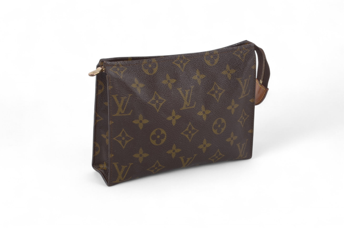 Louis Vuitton Pouch Toilette 19 Pouch Clutch Makeup Toilet Bag Monogram Vintage