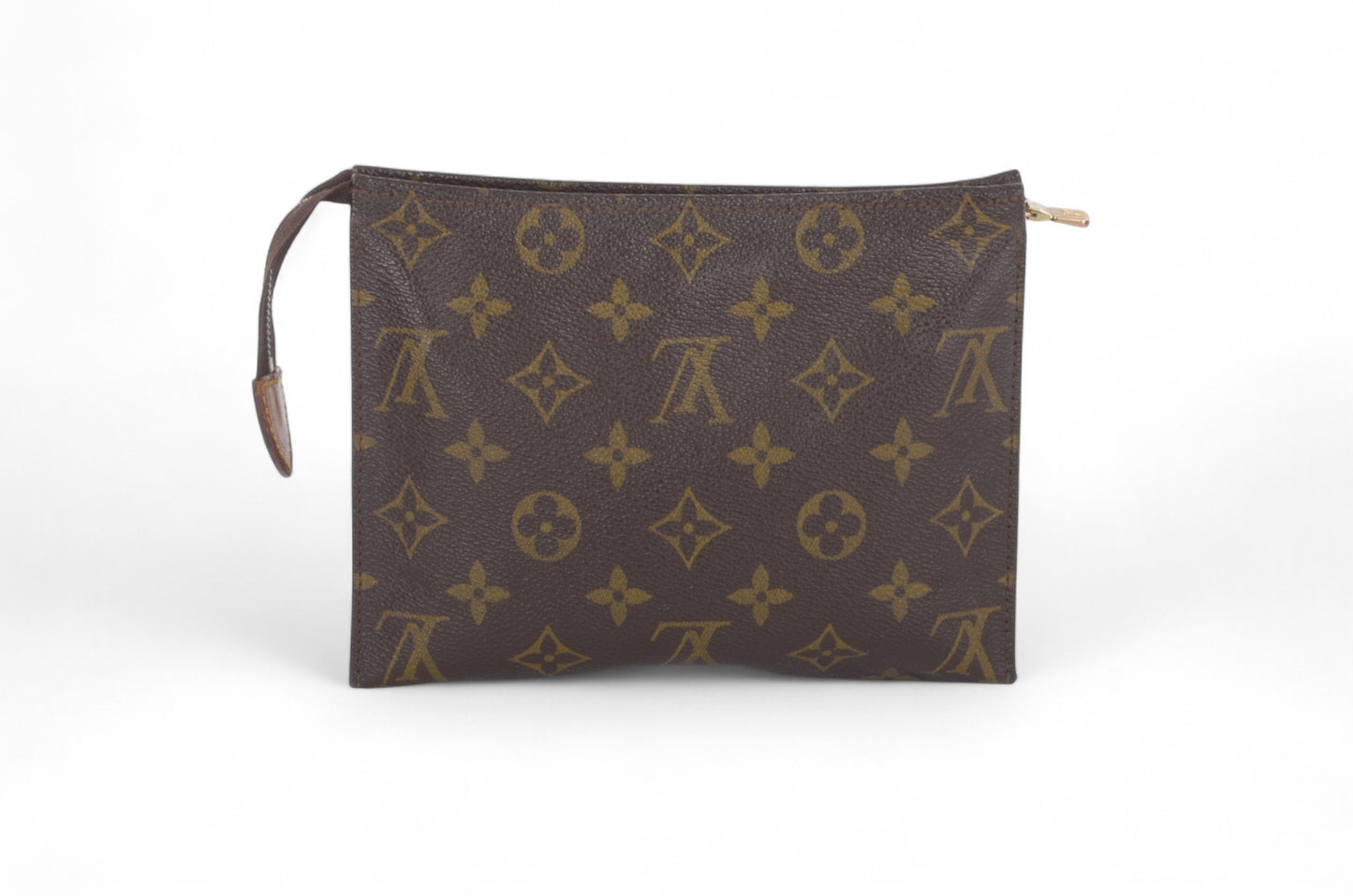 Louis Vuitton Pouch Toilette 19 Pouch Clutch Makeup Toilet Bag Monogram Vintage