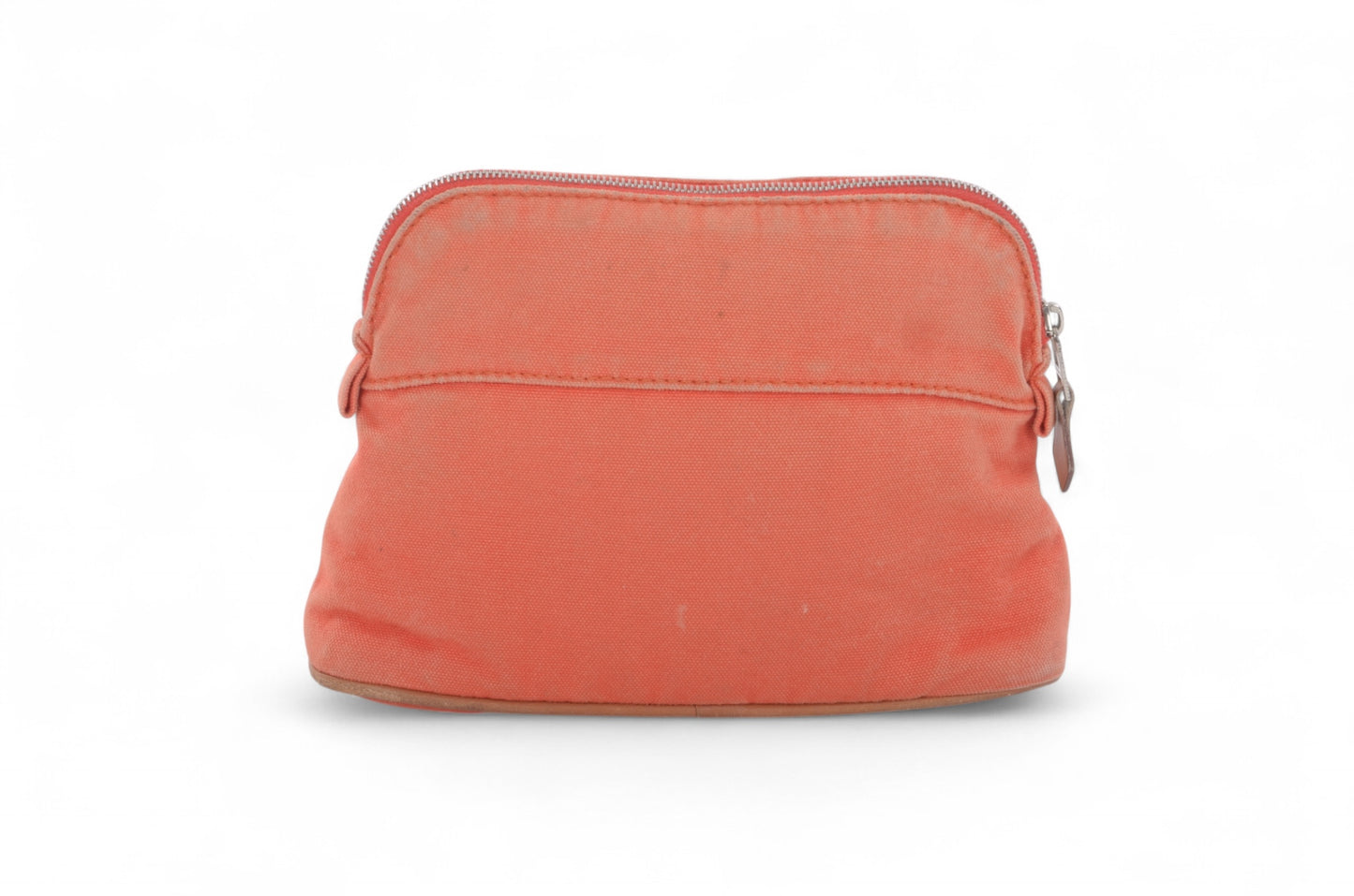 Hermès Bolide Mini Case Pouch Toiletry Make Up Bag 100% cotton Orange