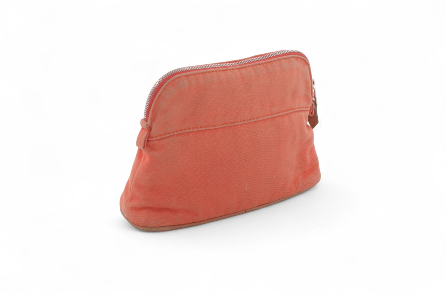 Hermès Bolide Mini Case Pouch Toiletry Make Up Bag 100% cotton Orange