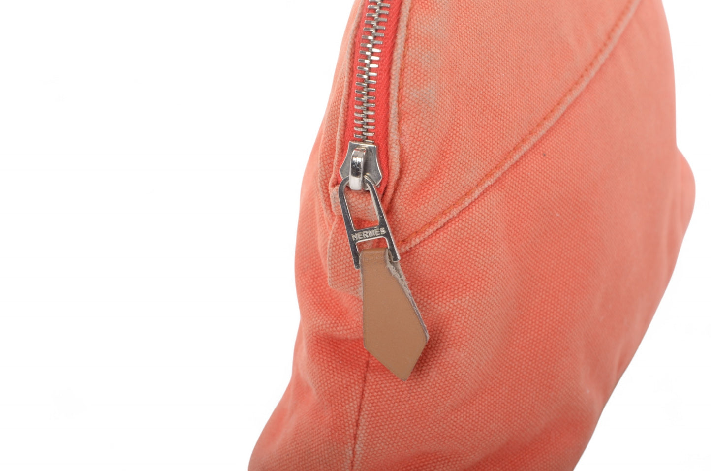 Hermès Bolide Mini Case Pouch Toiletry Make Up Bag 100% cotton Orange