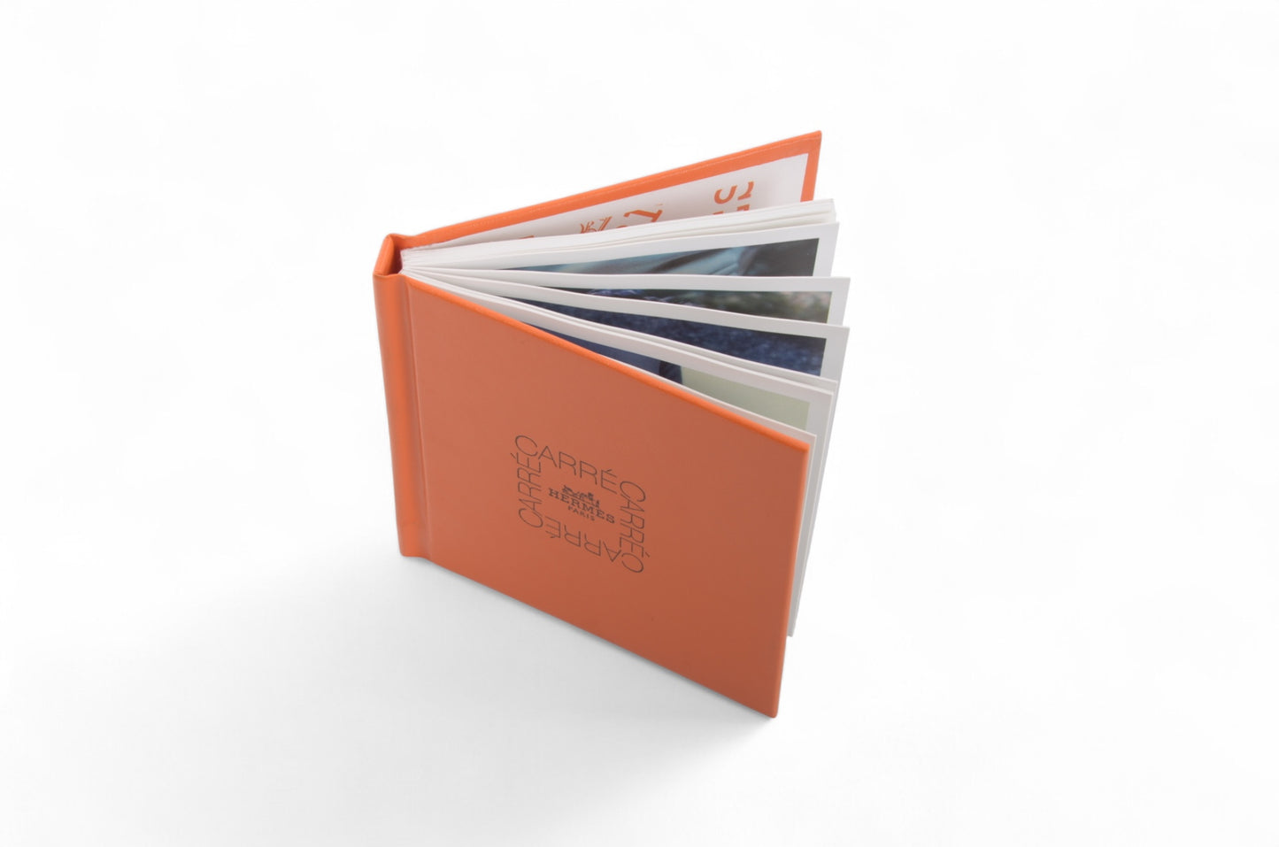 Hermès Le Carre Scarf Guide Hardcover Book Knotting Book Fashion Accessories Gift Orange Decor