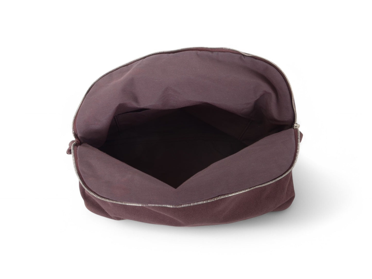 Hermès Bolide 31 Case Pouch Toiletry Make Up Bag 100% cotton Brown Burgundy