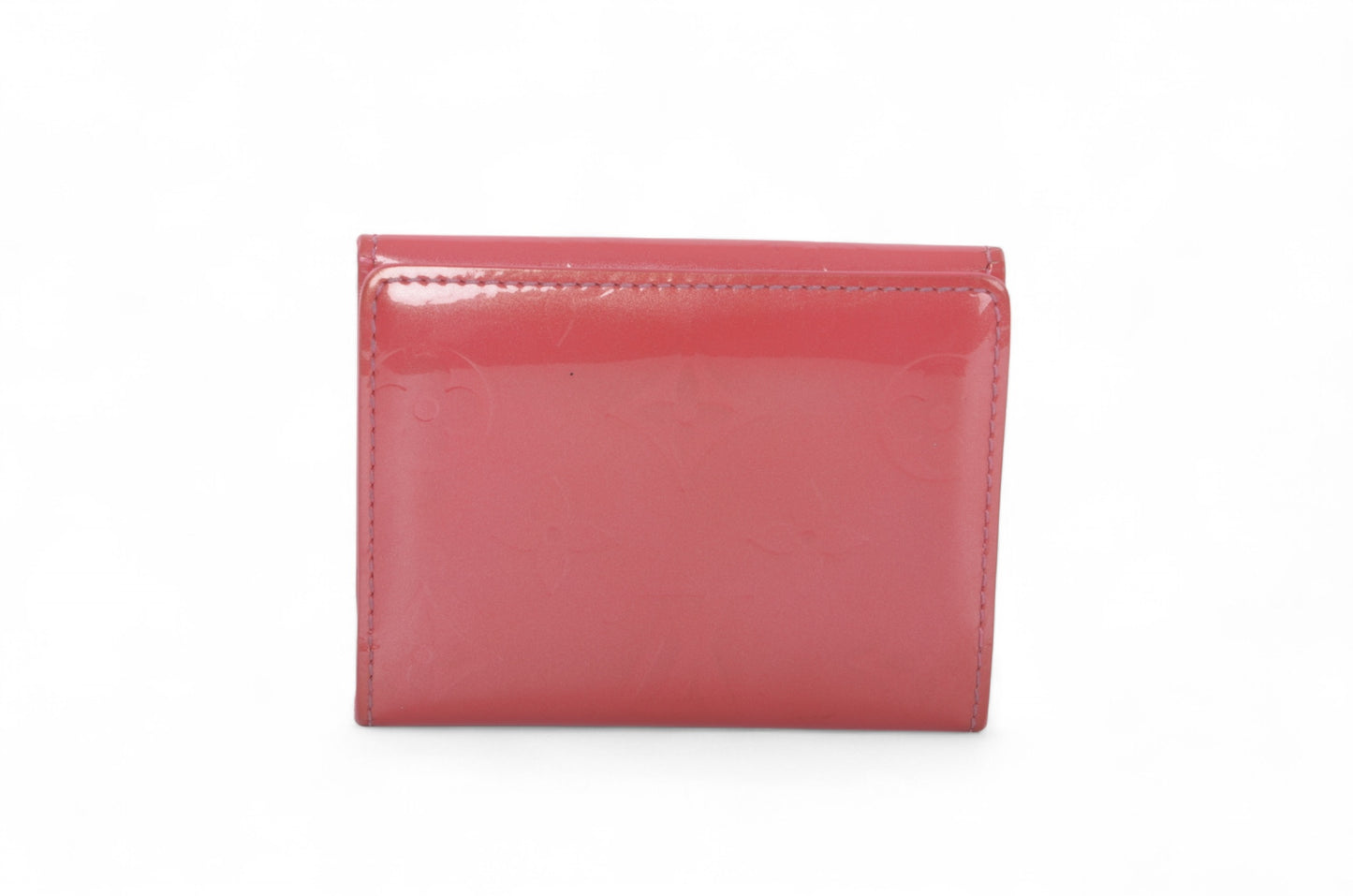 Louis Vuitton Monogram Vernis Ludlow Cardholder Coin Case Coin Purse Pink Wallet Vintage Patent Leather