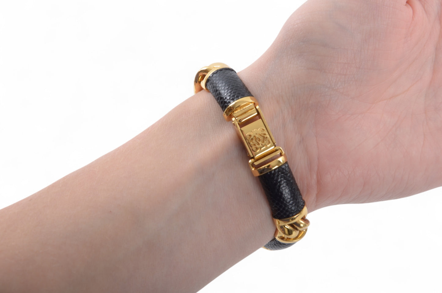 Loewe Watch Square Ladies Quartz Gold Color Antique Vintage Wristwatch