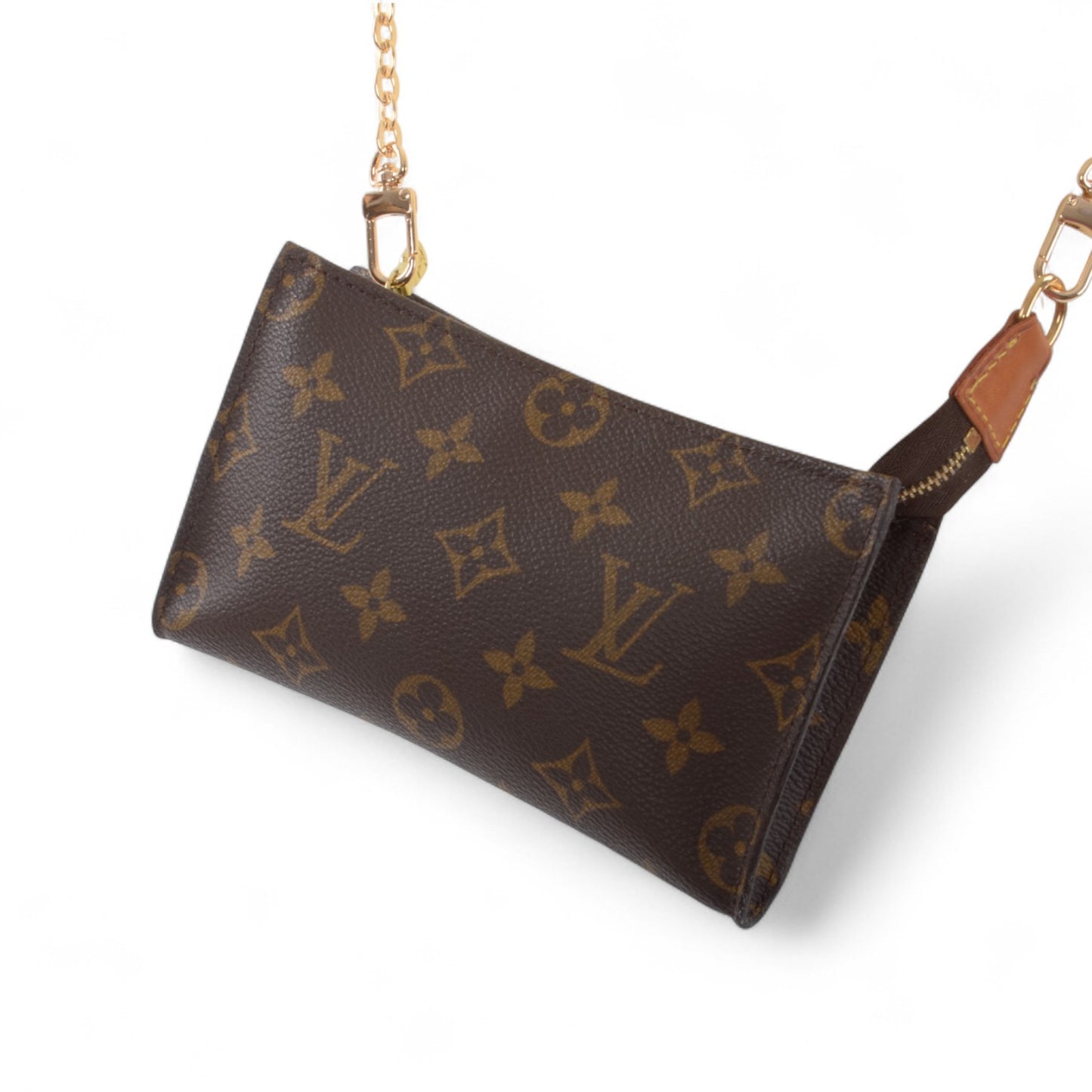 Louis Vuitton Pochette Toilette 17 Pouch Clutch Makeup Toilet Bag Monogram Vintage Crossbody Designer Classic
