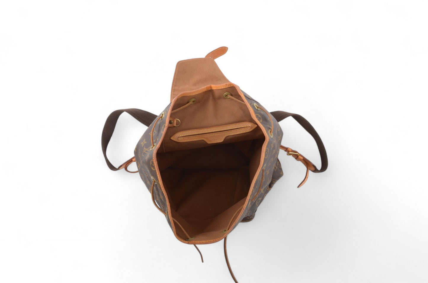 Louis Vuitton Monogram Canvas Montsouris GM Backpack Bag Vintage