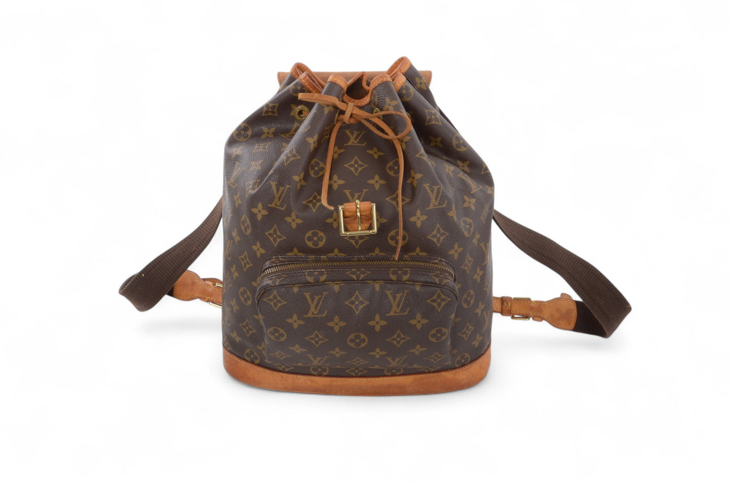 Louis Vuitton Monogram Canvas Montsouris GM Backpack Bag Vintage