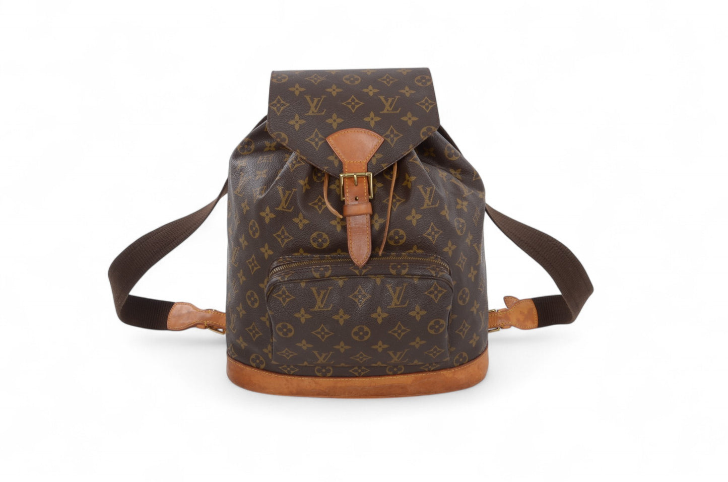 Louis Vuitton Monogram Canvas Montsouris GM Backpack Bag Vintage