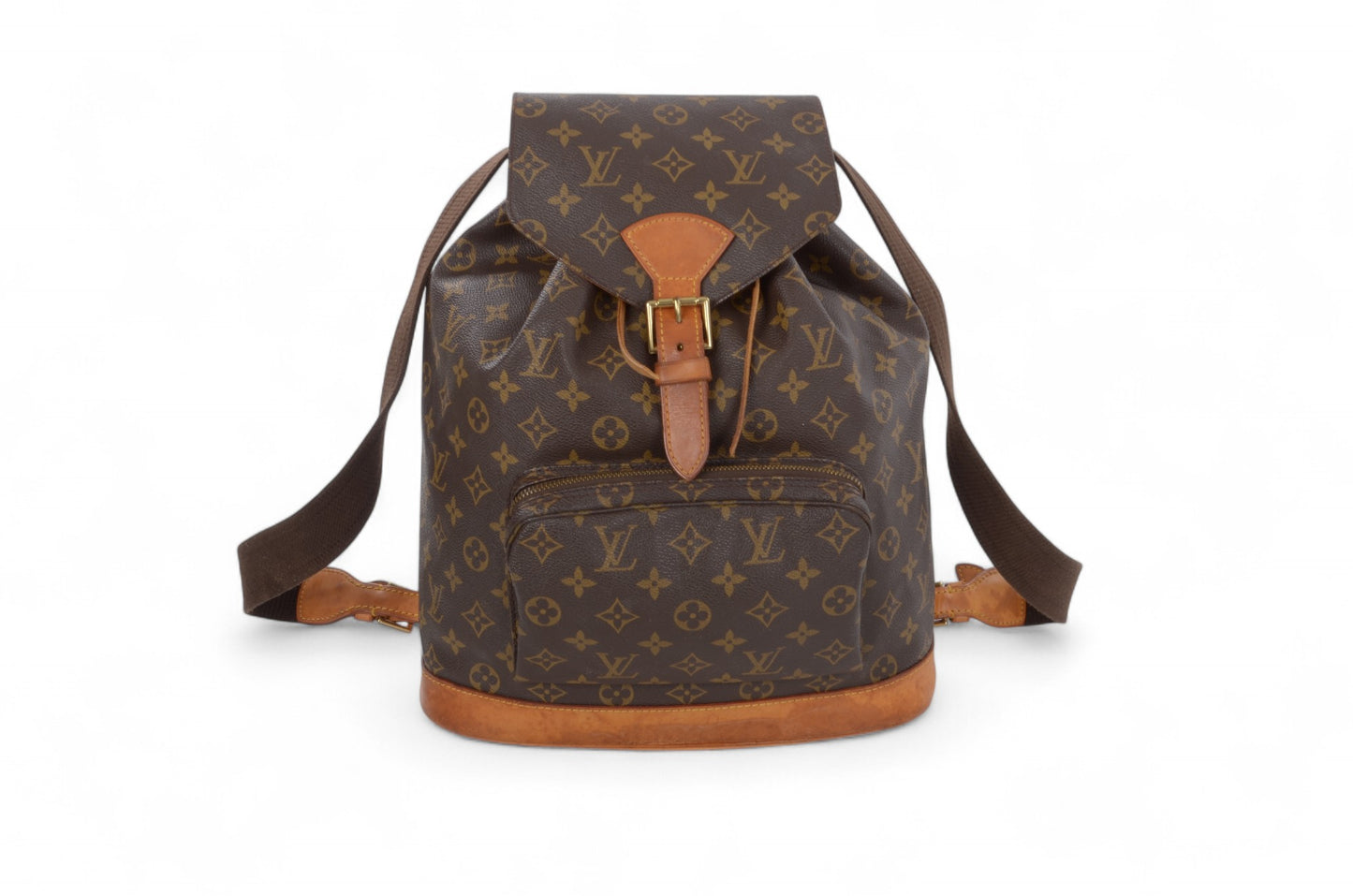 Louis Vuitton Monogram Canvas Montsouris GM Backpack Bag Vintage
