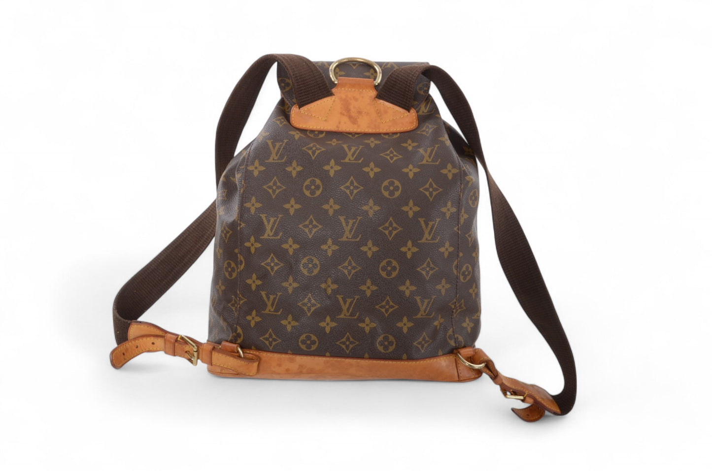 Louis Vuitton Monogram Canvas Montsouris GM Backpack Bag Vintage