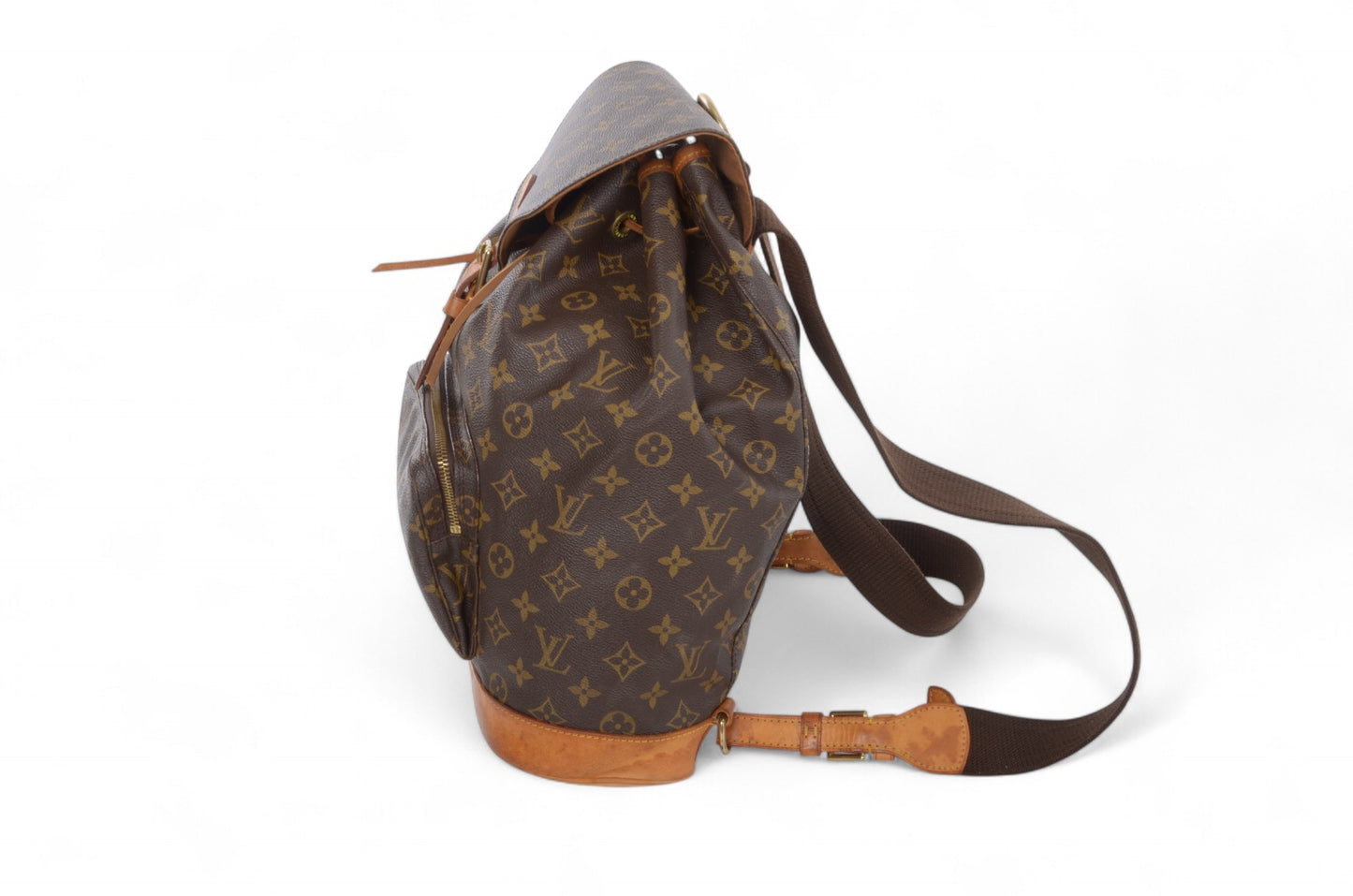 Louis Vuitton Monogram Canvas Montsouris GM Backpack Bag Vintage