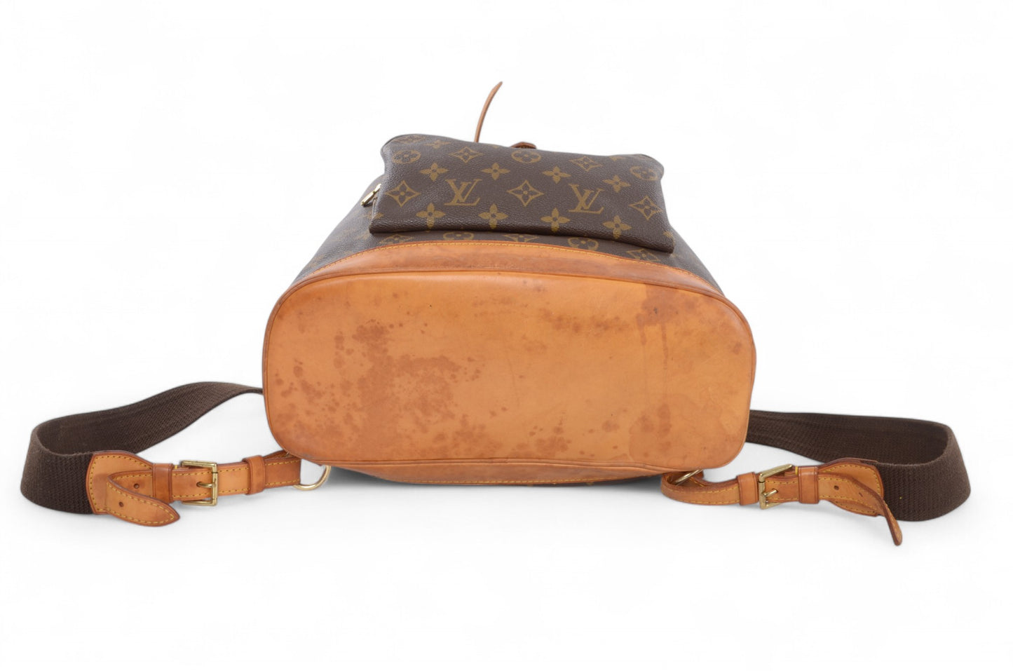Louis Vuitton Monogram Canvas Montsouris GM Backpack Bag Vintage