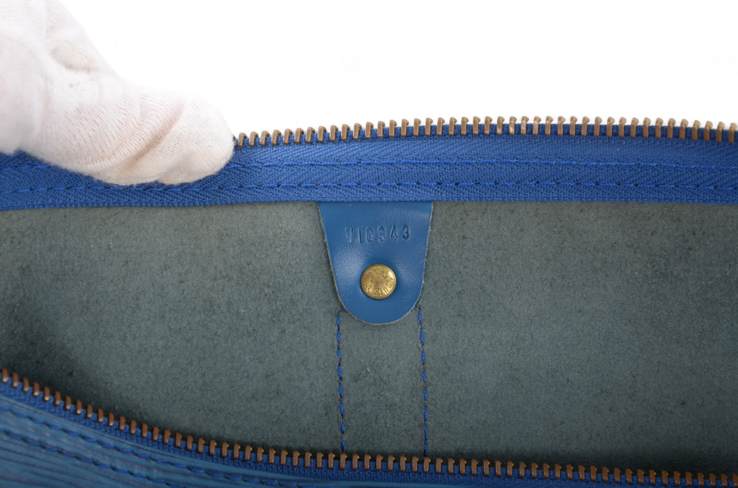 Louis Vuitton Epi Keepall 50 Toledo Blue Boston Bag Travel Bag Epi Leather Vintage