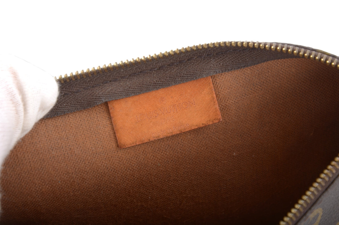 Louis Vuitton Sac Shopping Pochette Accessories Pouch Monogram Canvas Shoulder Bag Handbag