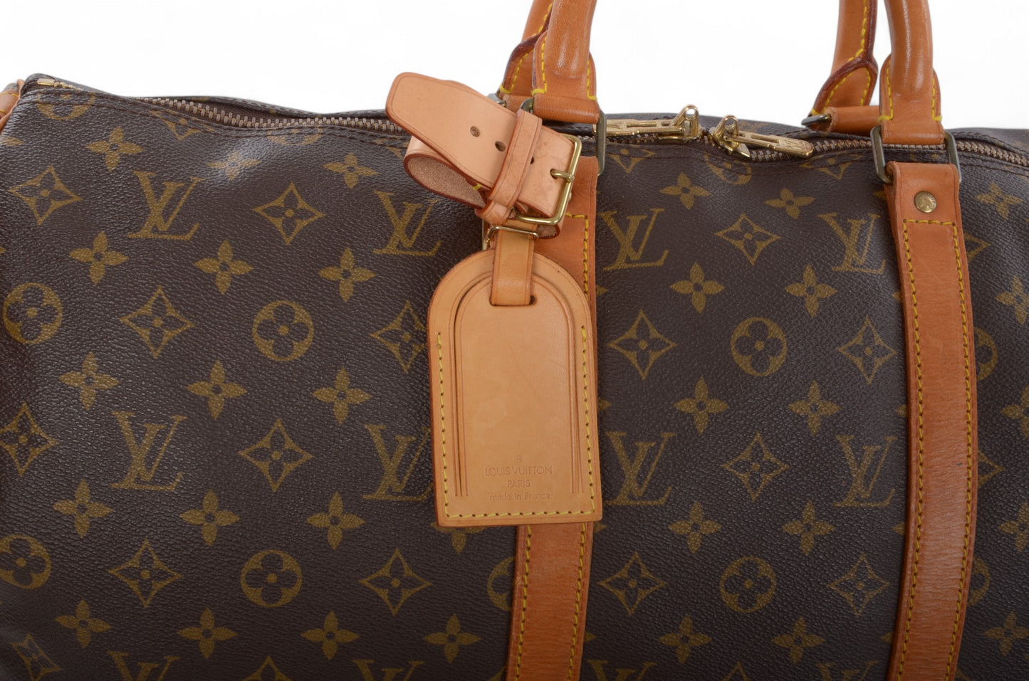 Louis Vuitton Keepall Bandoulière 50 Monogram Vintage Boston Bag Weekendbag Travel Canvas