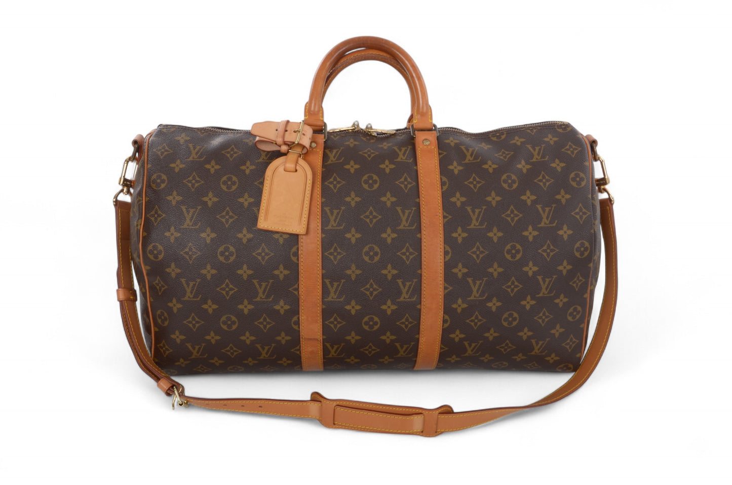 Louis Vuitton Keepall Bandoulière 50 Monogram Vintage Boston Bag Weekendbag Travel Canvas