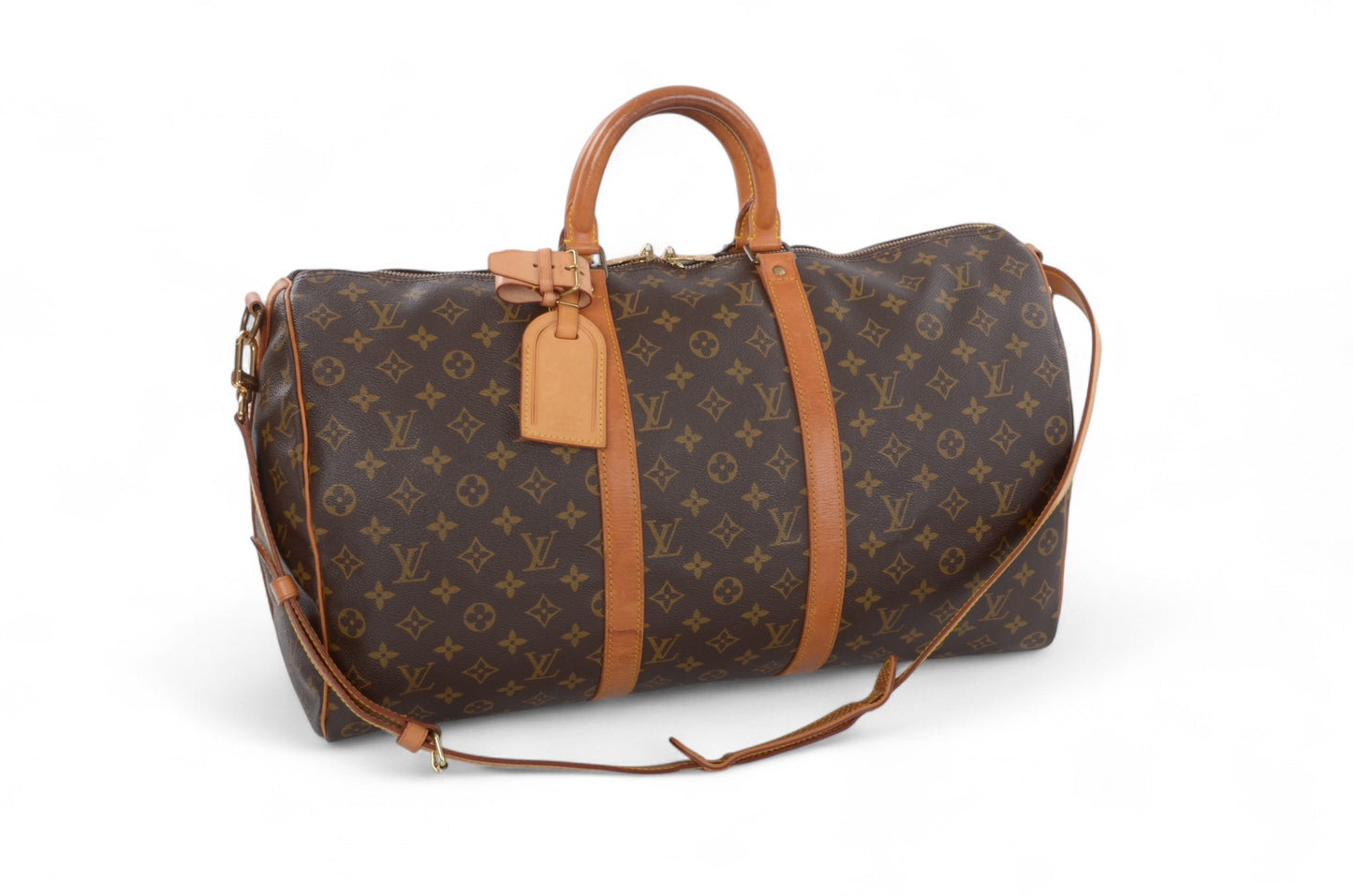 Louis Vuitton Keepall Bandoulière 50 Monogram Vintage Boston Bag Weekendbag Travel Canvas