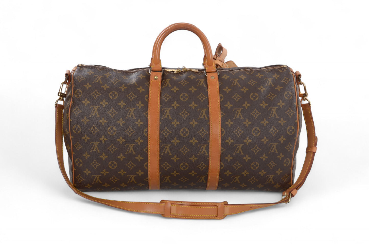 Louis Vuitton Keepall Bandoulière 50 Monogram Vintage Boston Bag Weekendbag Travel Canvas