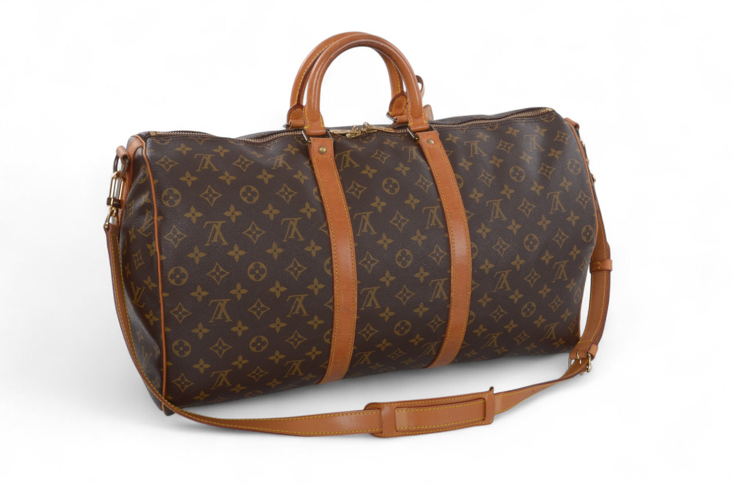 Louis Vuitton Keepall Bandoulière 50 Monogram Vintage Boston Bag Weekendbag Travel Canvas