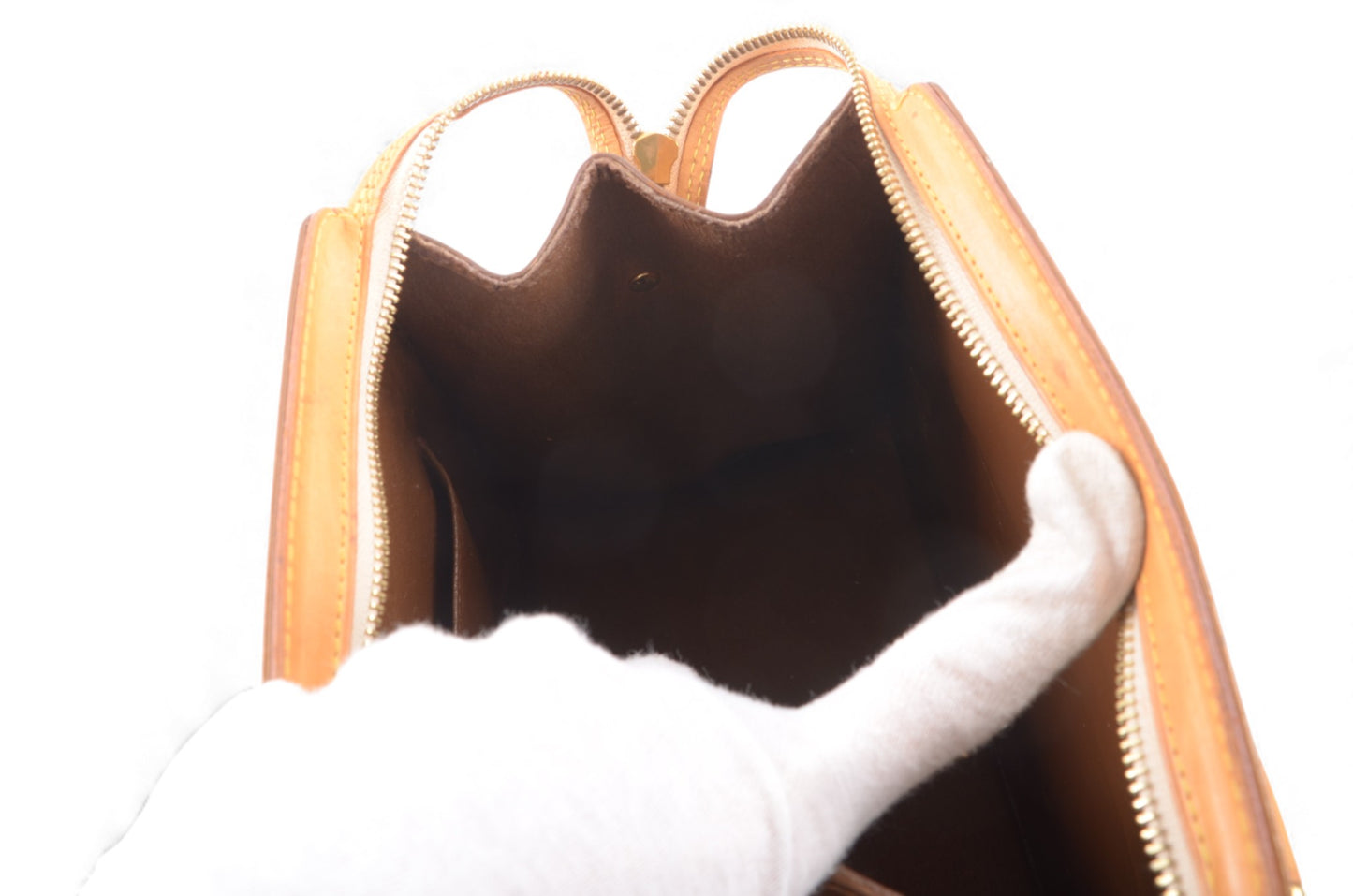 Louis Vuitton Forsyth GM Monogram Vernis Bag Handbag Vintage Bronze Designer Classic