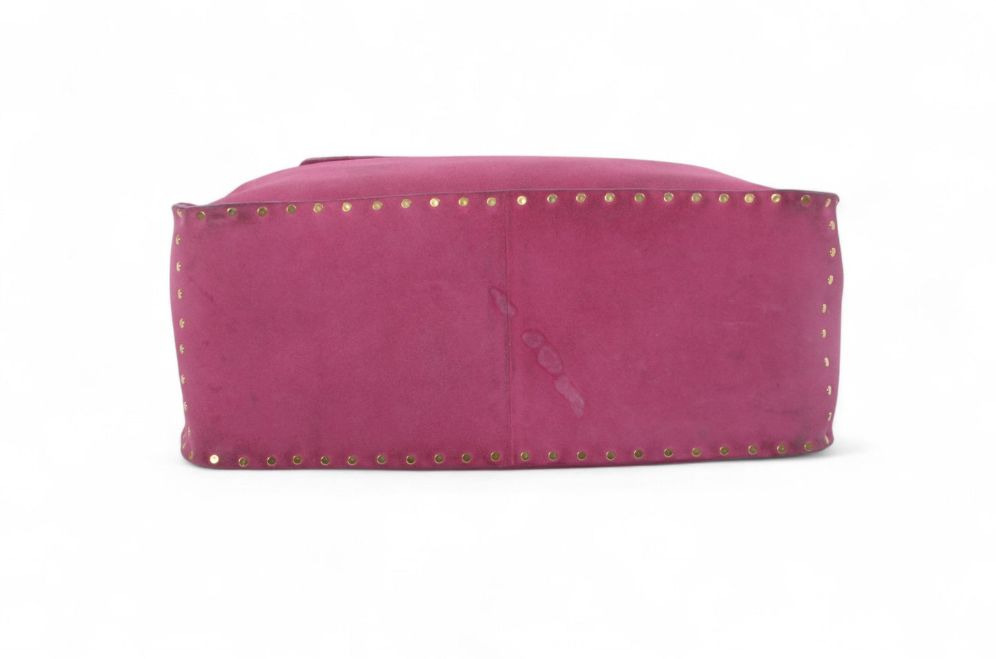 Celine Suede Boogie Bag Handbag Pink Fushia Vintage Top Handle Calf Leather