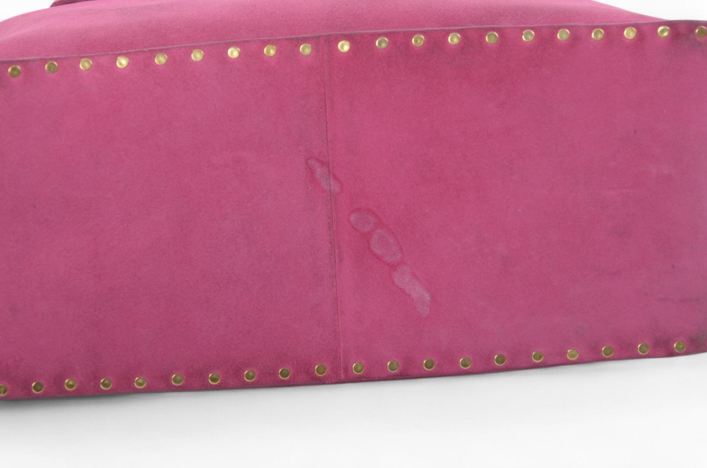 Celine Suede Boogie Bag Handbag Pink Fushia Vintage Top Handle Calf Leather