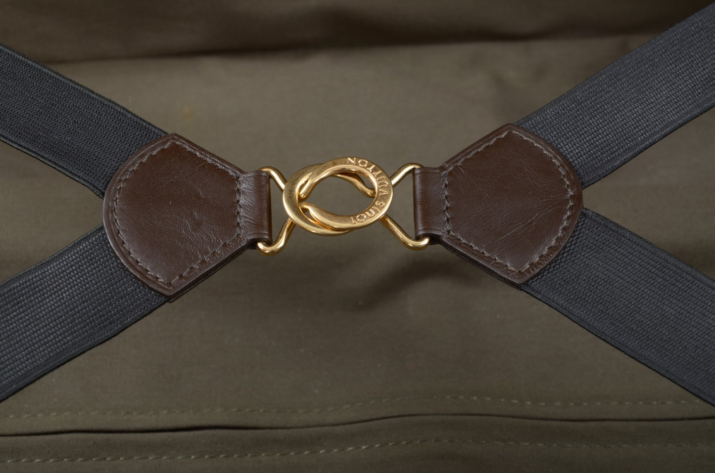 Louis Vuitton Monogram Mini Lin Pegase Suitcase Rolling Luggage Travel Bag Khaki Vintage