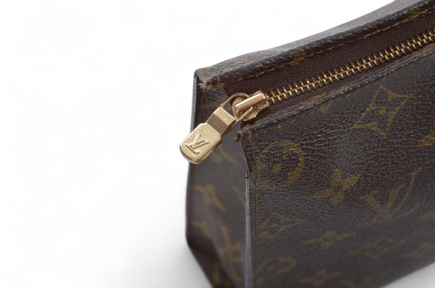 Louis Vuitton Pouch Toilette 26 Pouch Clutch Makeup Toilet Bag Monogram Vintage