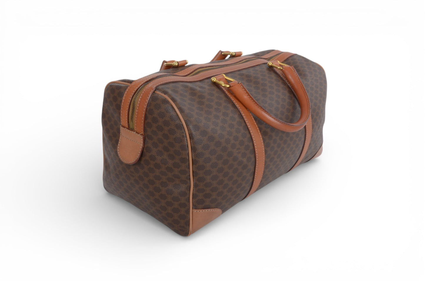 Celine Macadam Weekend Bag Boston Bag Triomphe Monogram Vintage Designer Classic