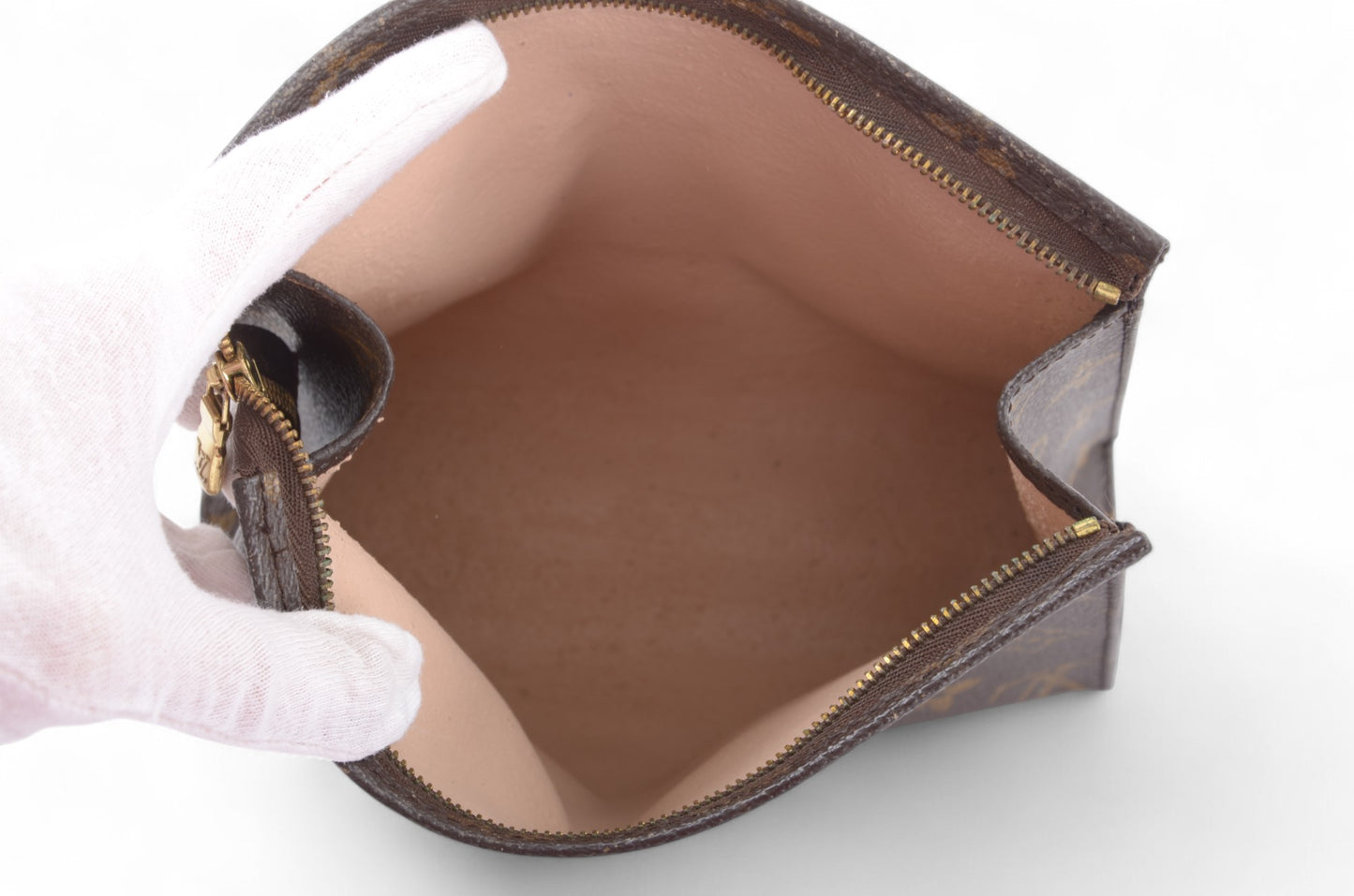 Louis Vuitton Pouch Toilette 19 Pouch Clutch Makeup Toilet Bag Monogram Vintage