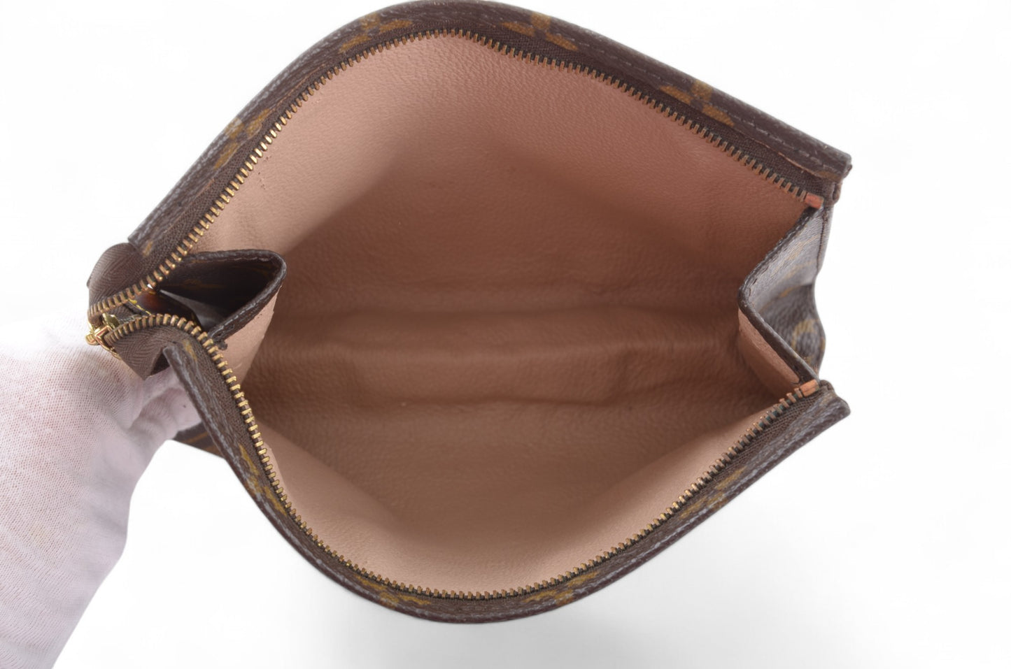 Louis Vuitton Pouch Toilette 19 Pouch Clutch Makeup Toilet Bag Monogram Vintage
