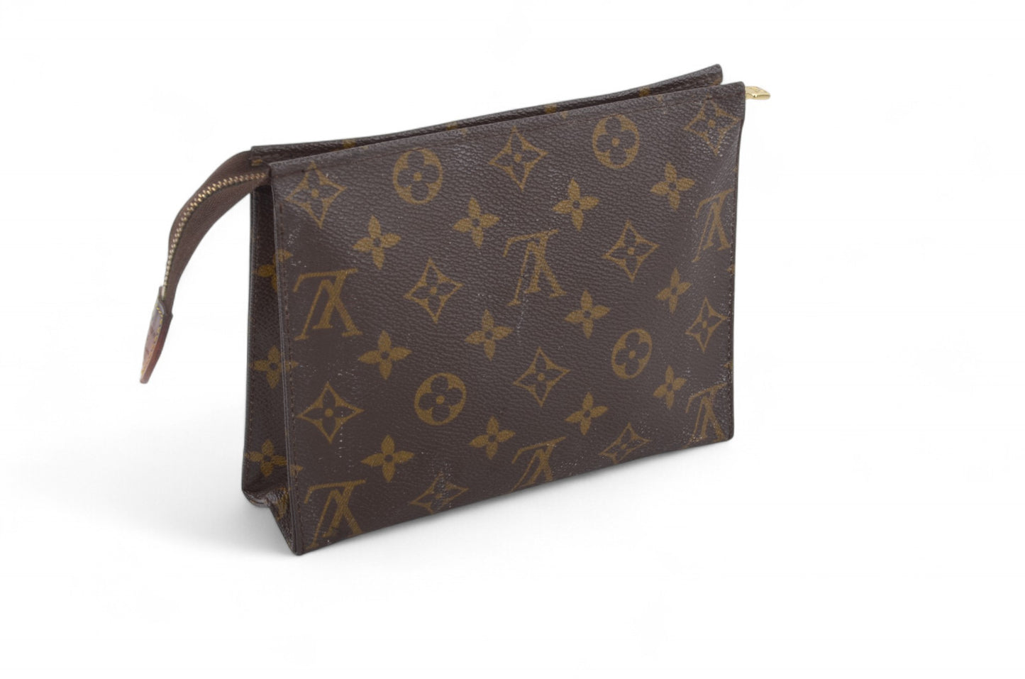 Louis Vuitton Pouch Toilette 19 Pouch Clutch Makeup Toilet Bag Monogram Vintage