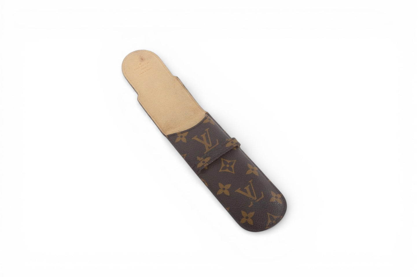 Louis Vuitton Pen Pencil Case Glasses Case Etui Monogram Canvas Vintage Designer Classic