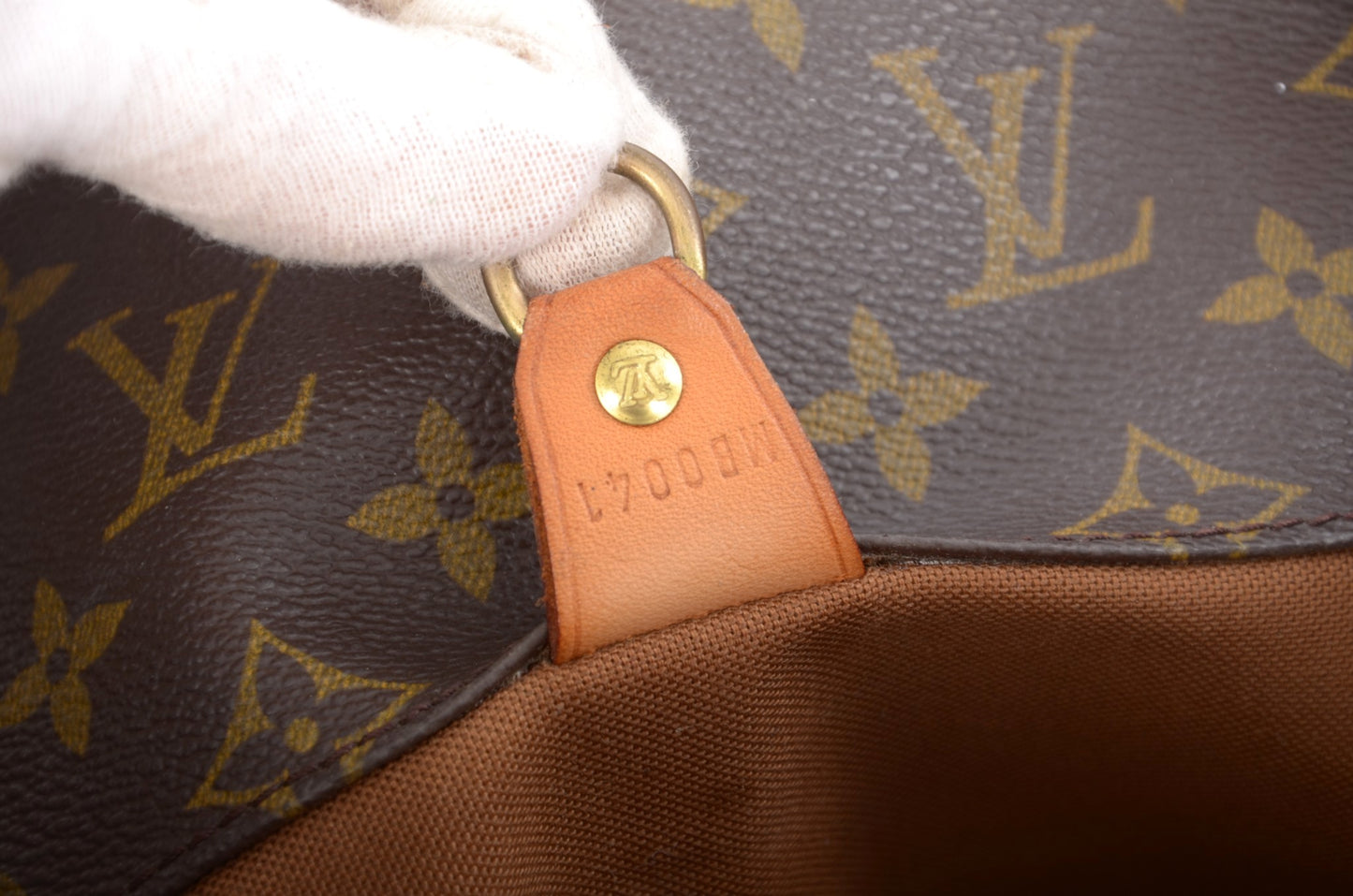 Louis Vuitton Vintage Sac Shopping Tote Shoulder Bag Handbag Monogram Canvas Vintage Designer Classic Authentic