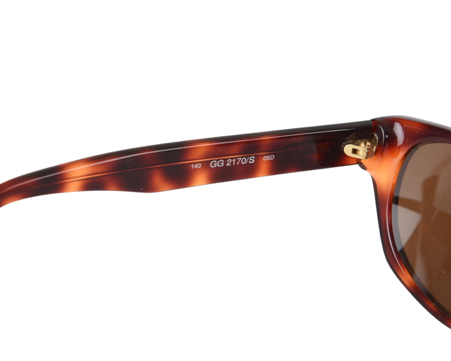 Gucci Havana Brown Tortoise Vintage Sunglasses